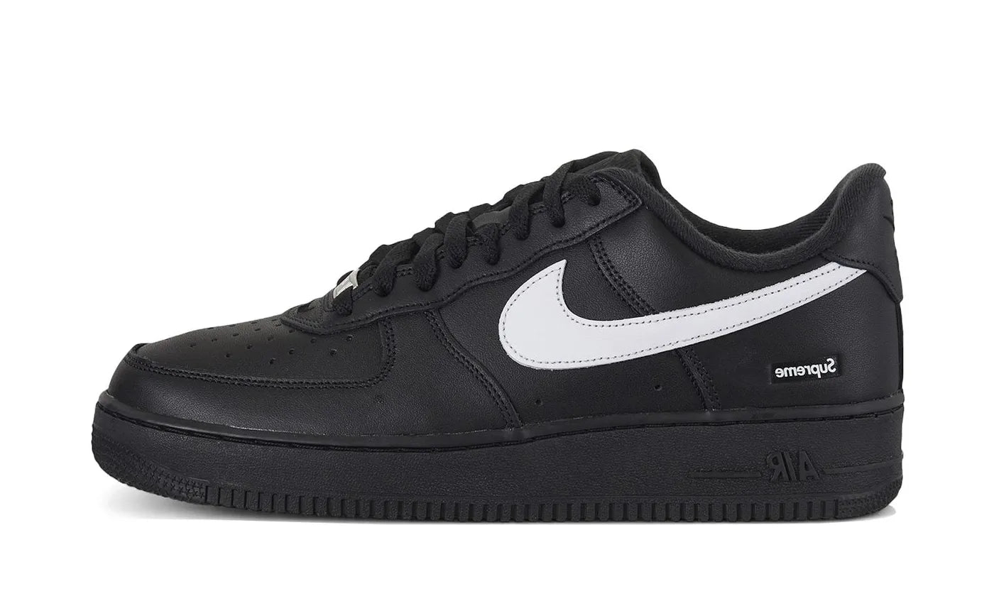 Supreme × Nike Air Force 1 Low Black NIKE AIR FORCE 1 LOW SUPREME BLACK – 8pm Canada Store