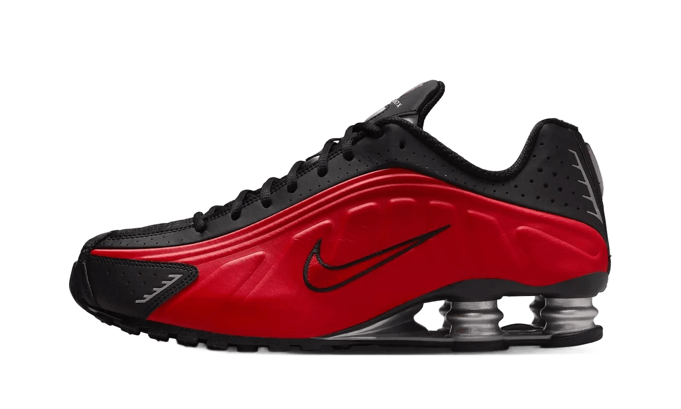 Shox R4 University Red Black Metallic Silver - HQ1988-600