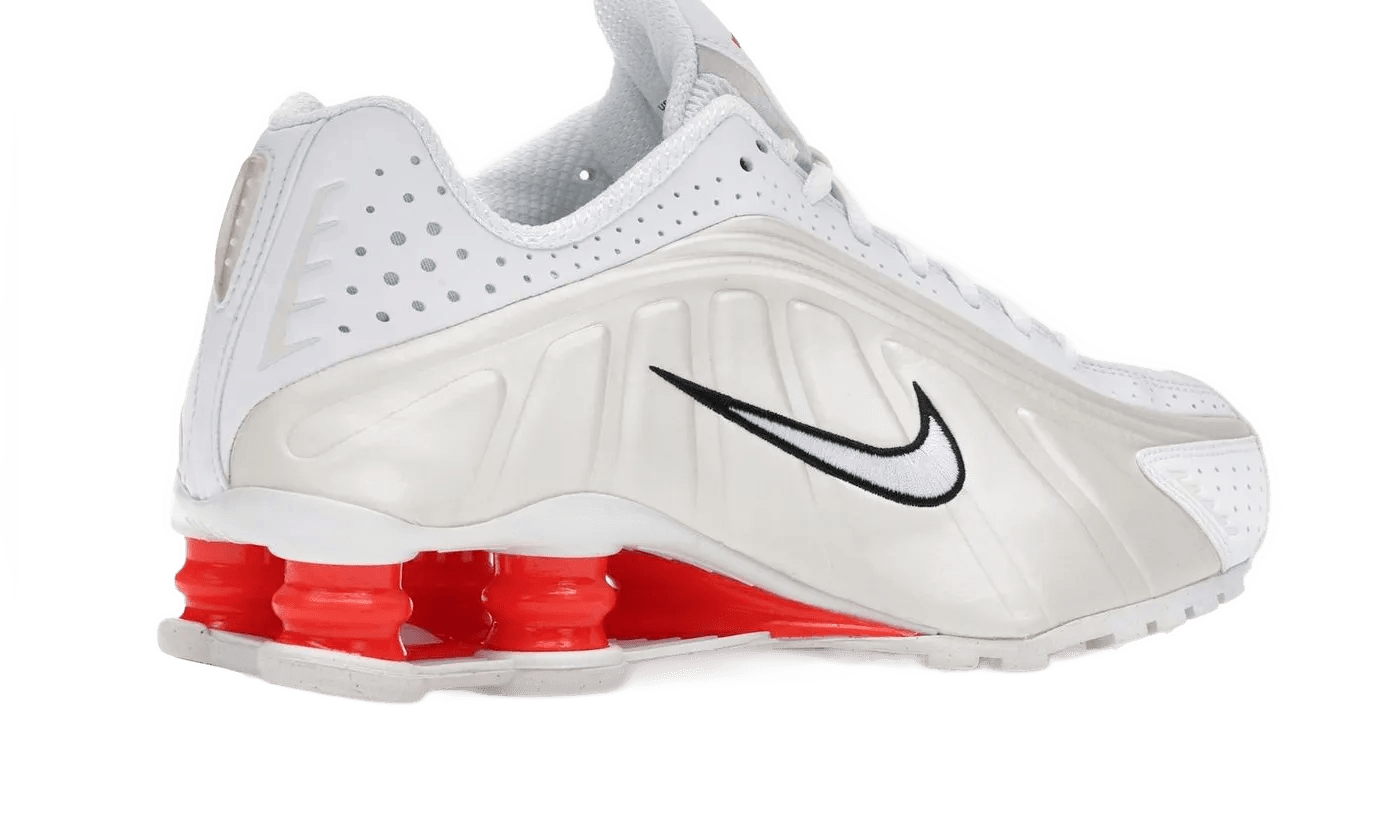 Shox R4 White Phantom Picante Red - AR3565-103