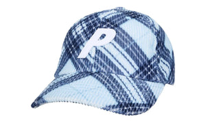 Palace Corduroy P 6-Panel (SS24) Blue Bias Check - PALA-PCP6(B-BLUEBIASCHECK