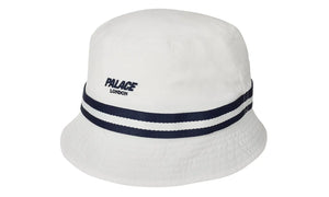 Palace London Neck Saver Bucket Hat White - PALA-PLNSBH-WHITE