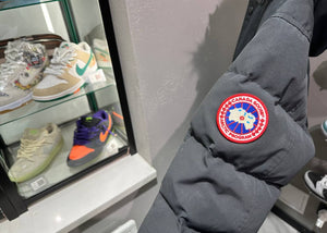 Used Canada goose carson parka jacket black - 3805MA