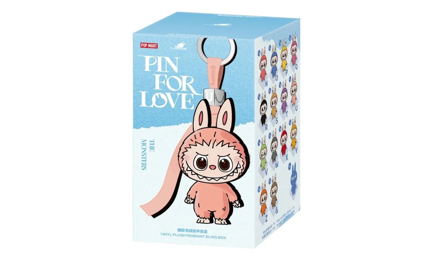 Pop Mart Labubu The Monsters Pin for Love Series Vinyl Plush Pendant (N-Z) Single Blind Box - PM-PMLTMP-MULTI