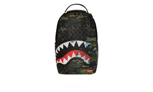 Sprayground Camo Splash DLXSV Backpack Black/Camo - SPRA-SCSDBB-CCAMO