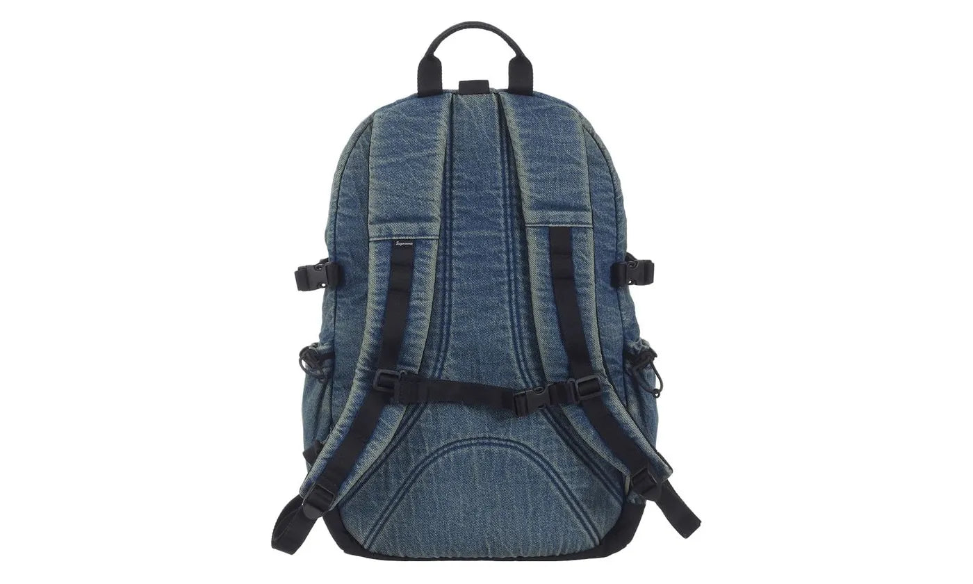 Supreme Denim Backpack Washed Indigo - SUPR-SUDBWI-WASHEDINDIGO