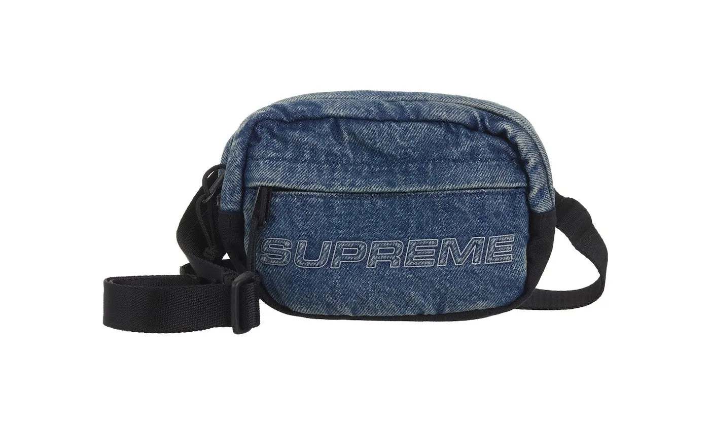 Supreme Supreme Denim Mini Shoulder Bag Washed Indigo (SUPR-SDMSBW Supreme Supreme Denim Mini Shoulder Bag Washed Indigo (SUPR-SDMSBW