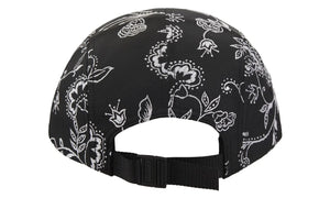 Supreme Floral Jacquard Camp Cap Black - SUPR-SFJCCB-BLACK