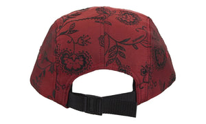 Supreme Floral Jacquard Camp Cap Red - SUPR-SFJCCR-RED