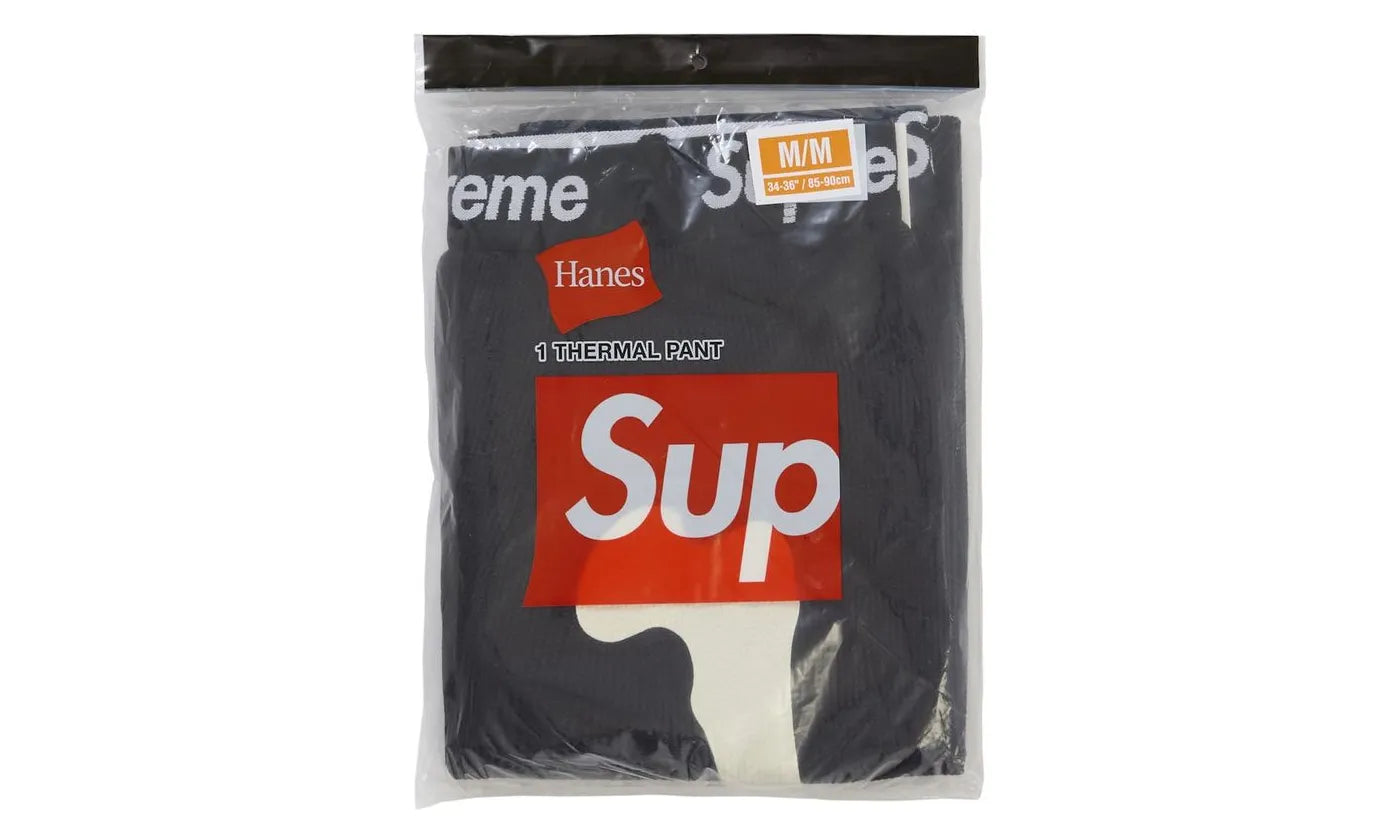 Supreme Hanes Bones Thermal Pant FW25 (1 Pack) Black - SUPR-SHBTPF(P-MULTI