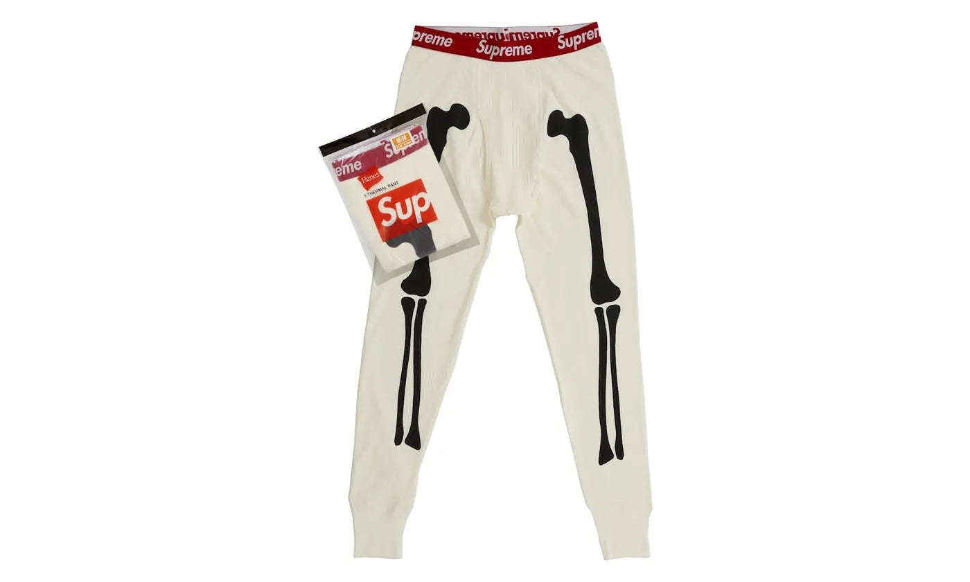 Supreme Hanes Bones Thermal Pant FW25 (1 Pack) White