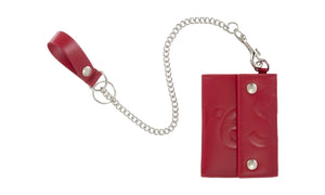 Supreme Leather Chain Wallet Red - SUPR-SULCWR-RED