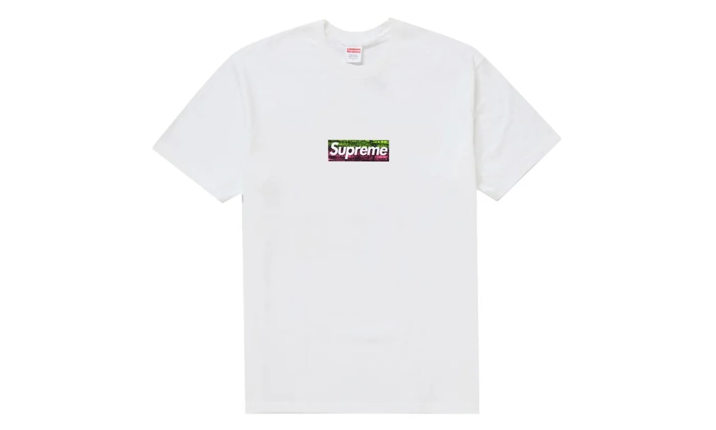 Supreme Los Angeles Fire Relief Box Logo Tee White - SUPR-SLAFRB-WHITE