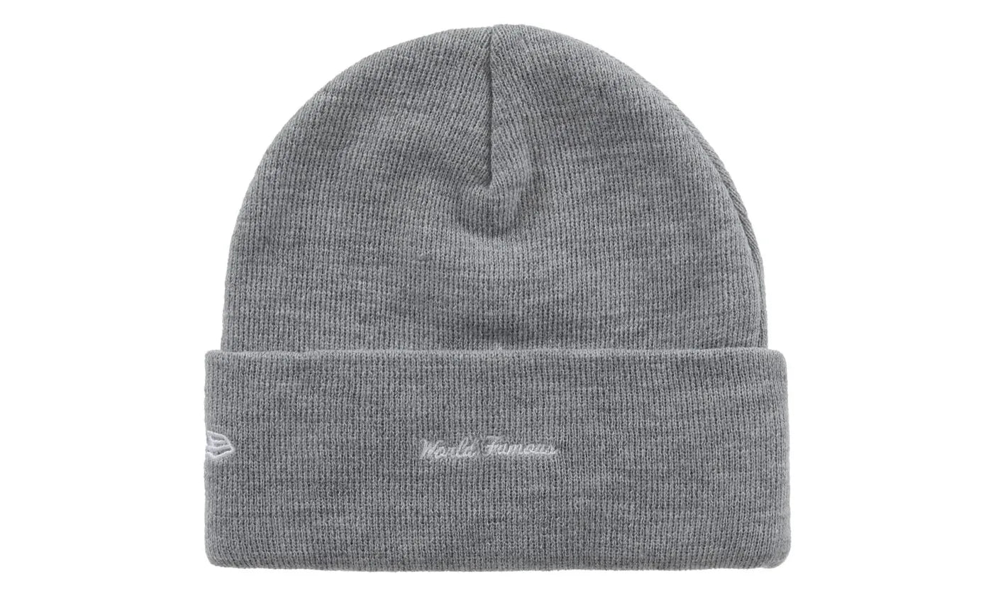 Supreme New Era Box Logo Beanie (FW25) Heather Grey - SUPR-SNEBLB(H-MULTI