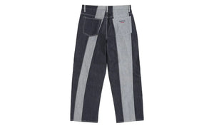 Supreme Paneled Stripe Baggy Jean Rigid Indigo - SUPR-SPSBJR-RIGIDINDIGO