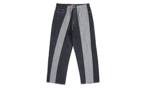 Supreme Paneled Stripe Baggy Jean Rigid Indigo - SUPR-SPSBJR-RIGIDINDIGO
