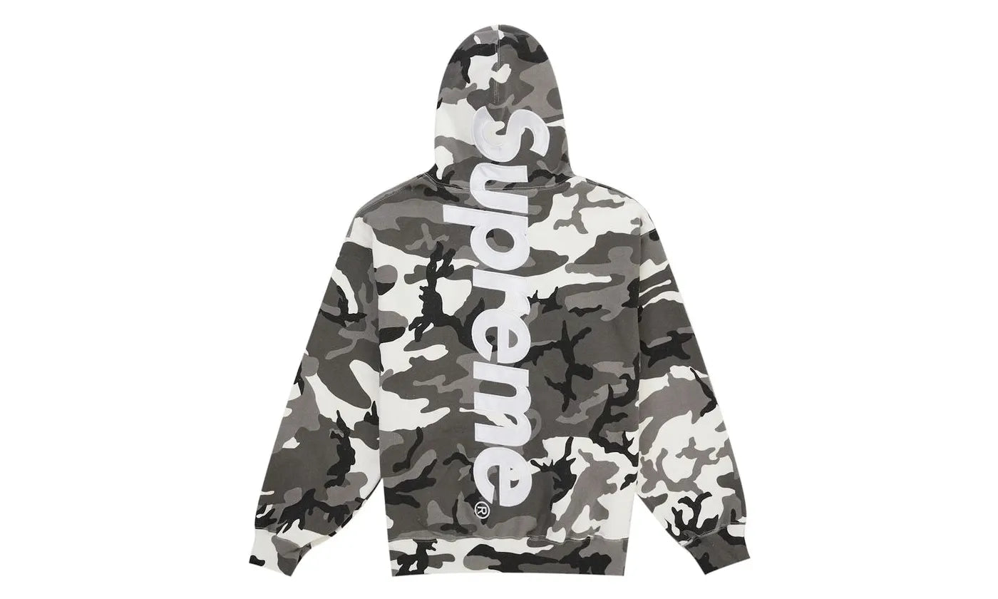 Supreme Satin Applique Hooded Sweatshirt (SS26) Snow Camo - SUPR-SSAHS(SC-MULTI
