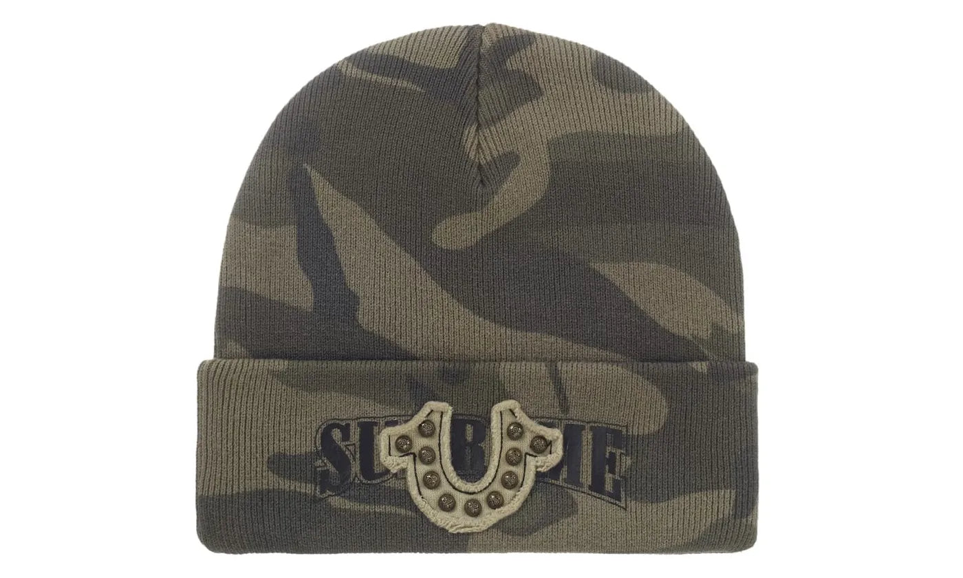Supreme Supreme True Religion Beanie (FW25) Woodland Camo (SUPR Supreme Supreme True Religion Beanie (FW25) Woodland Camo (SUPR