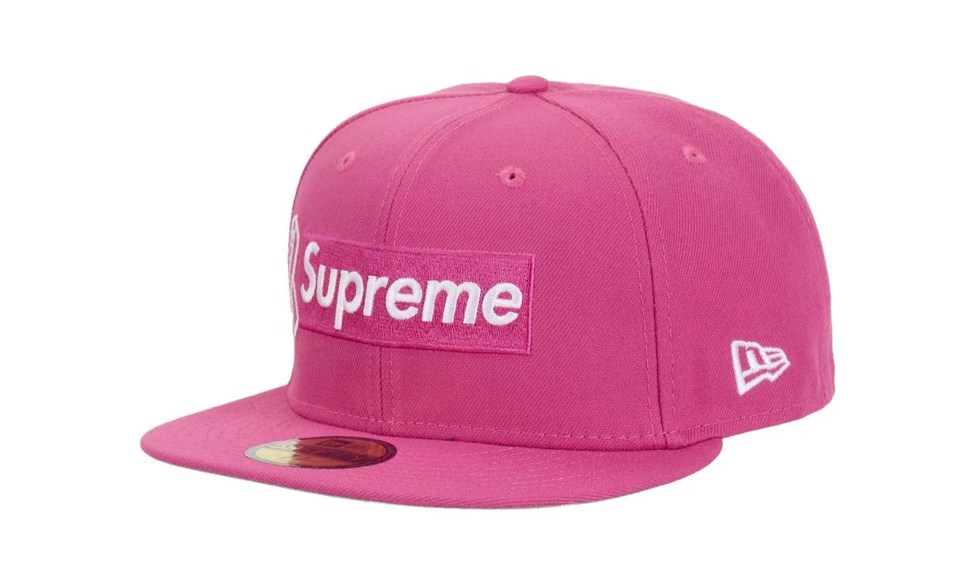 Supreme x New Era Breast Cancer Awareness Box Logo Fitted Hat Pink - SUPR-SXNEBC-PINK