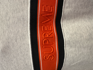 nike Used Supreme Chest Stripe Logo Hoodie - test