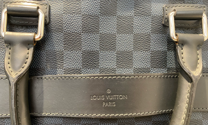 Louis Vuitton Used Louis Vuitton Damier Cobalt Canvas Porte-Documents Business Briefcase Bag - test