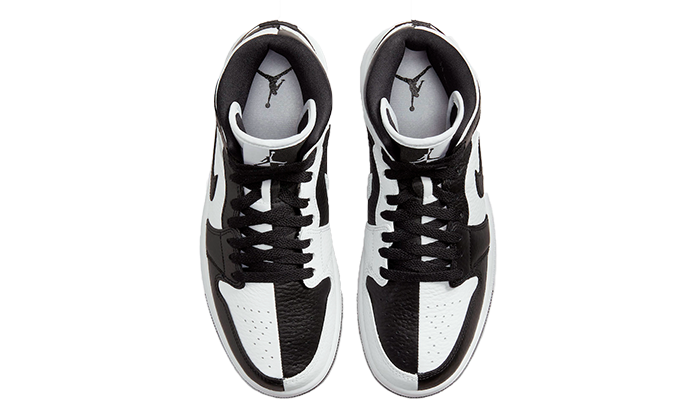 Jordan 1 Mid Split Black White (Women's)