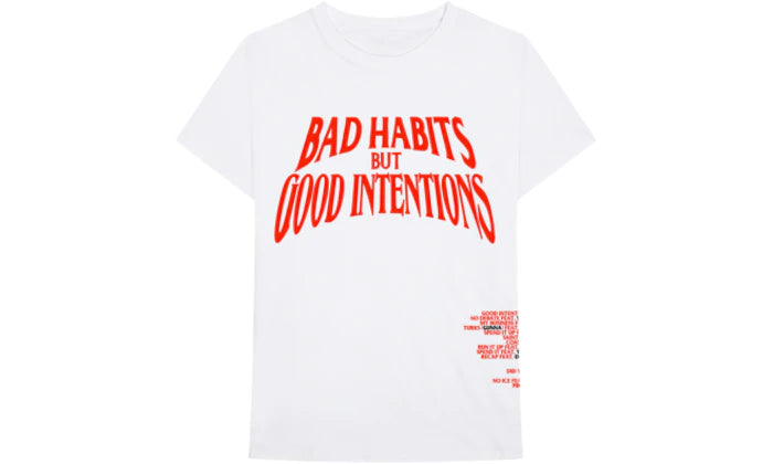 Nav x Vlone Bad Habits Tee White