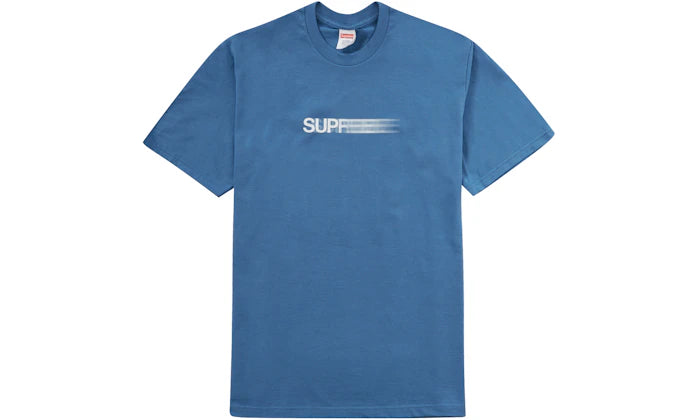 Supreme Motion Logo Tee Faded Blue – hypebeastbaltics