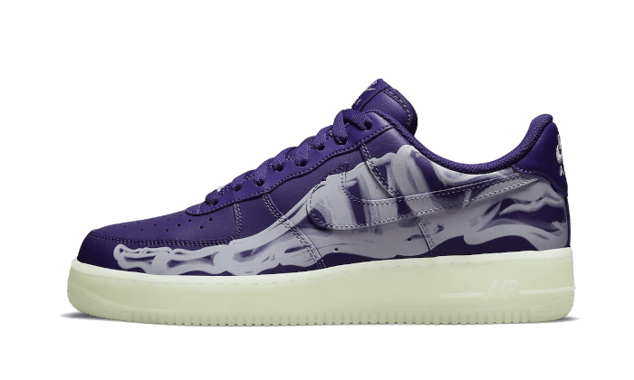 Nike Air Force 1 Low '07 QS Purple Skeleton Halloween (2021)