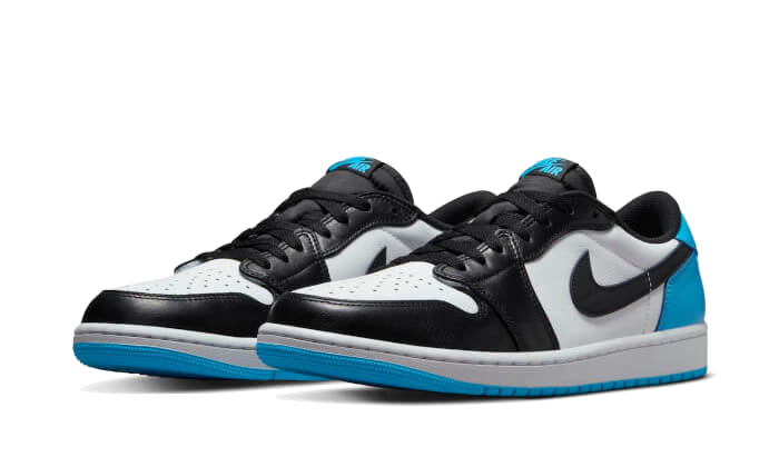 Jordan 1 Retro Low OG Black Dark Powder Blue