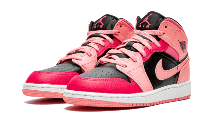 Jordan 1 Mid Coral Chalk (GS)