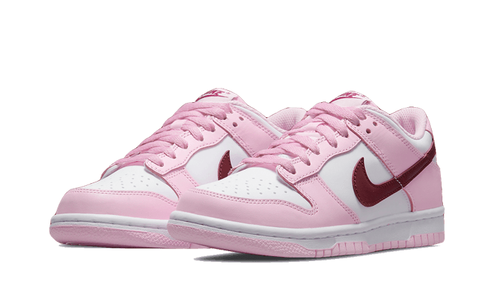 Nike Dunk Low Pink Foam Red White (GS)
