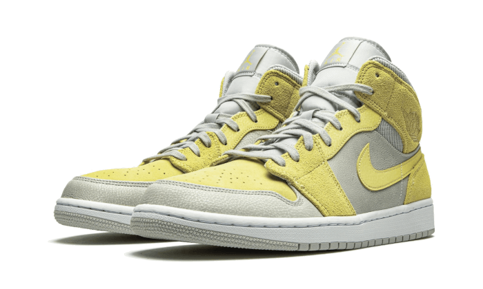 Jordan 1 Mid Mixed Textures Yellow