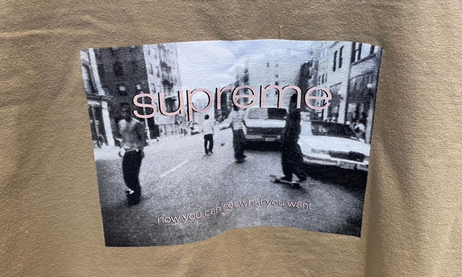 Supreme Used Supreme crew 96 tee khaki - 111251444