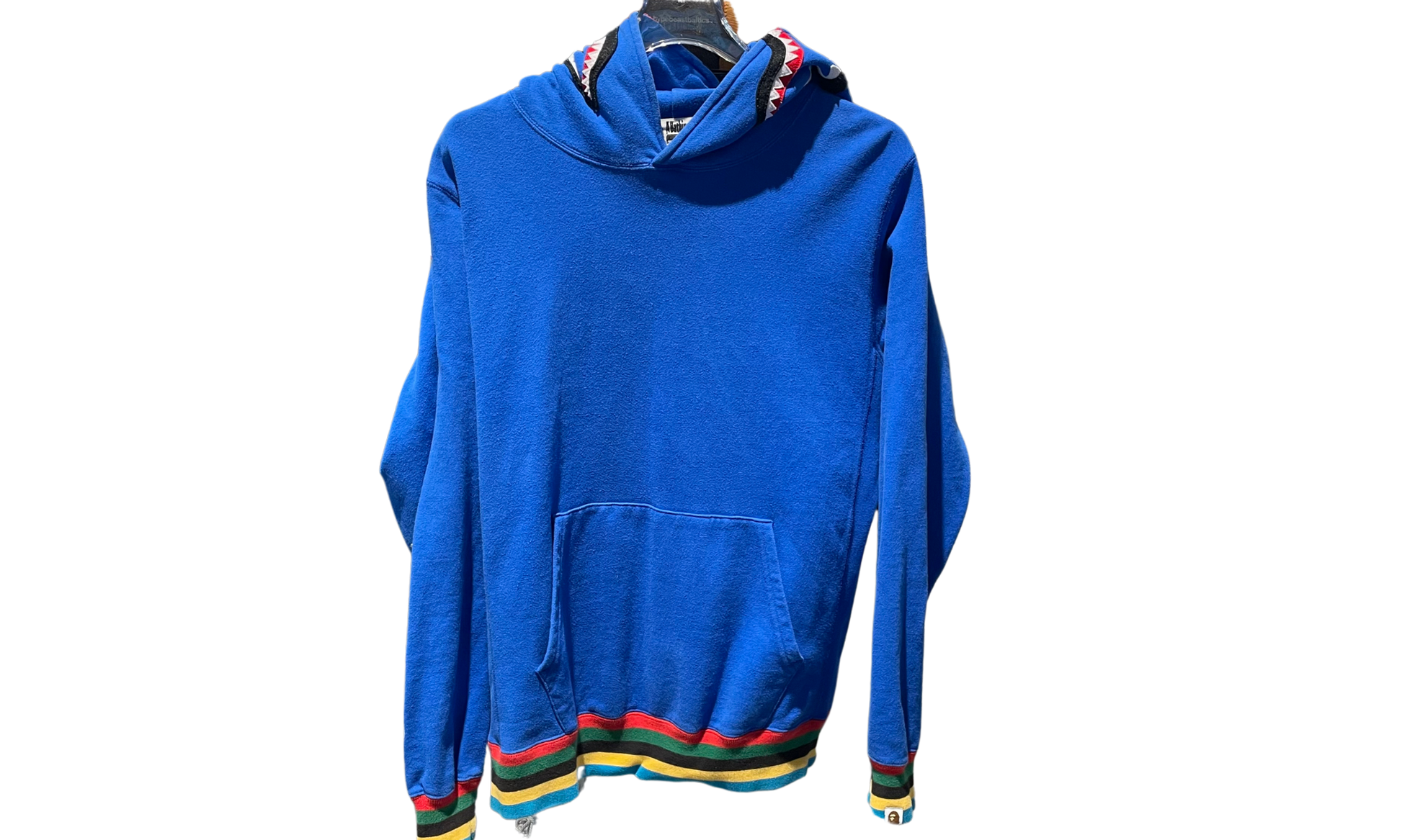 Bape Used Bape Blue Shark hoodie  - 119251808