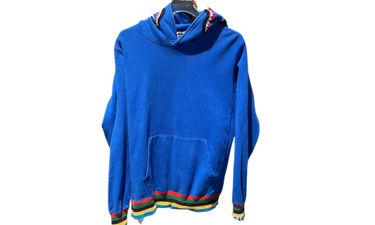 Bape Used Bape Blue Shark hoodie  - 119251808