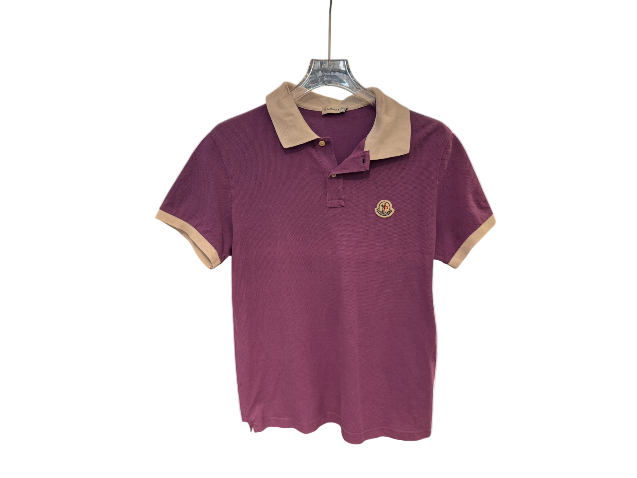 Used Moncler Polo Shirt Purple