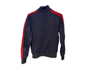 Used Moncler Big Logo Tracksuit Navy Red