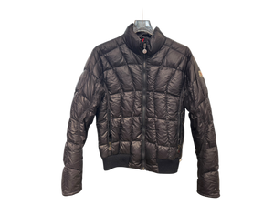 Used Moncler Checkered Down Jacket Black
