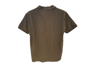 Used Moncler Olive Polo Shirt