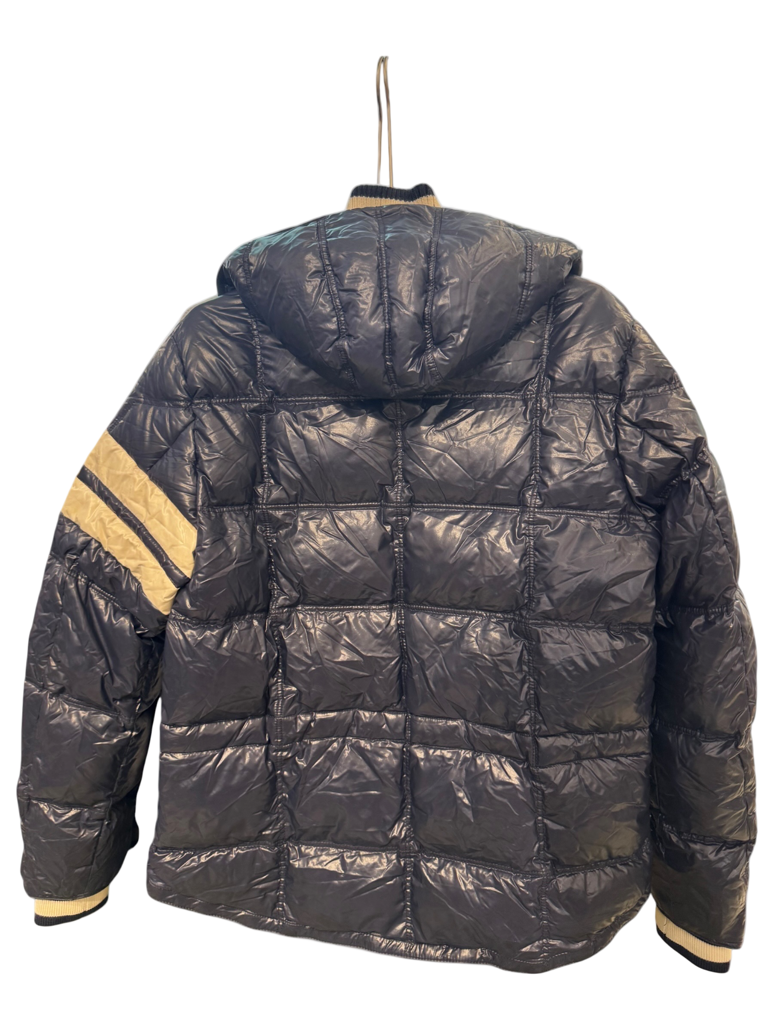 Used Moncler Eric Down Puffer Jacket Navy
