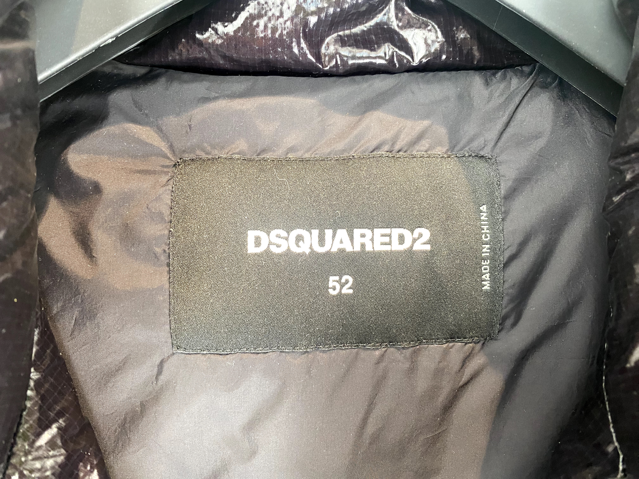 Used DSQUARED2 Ultra Light Down Vest Black
