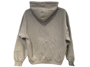 Used Supreme Washed Old English Hooded Sweatshirt Heather Grey