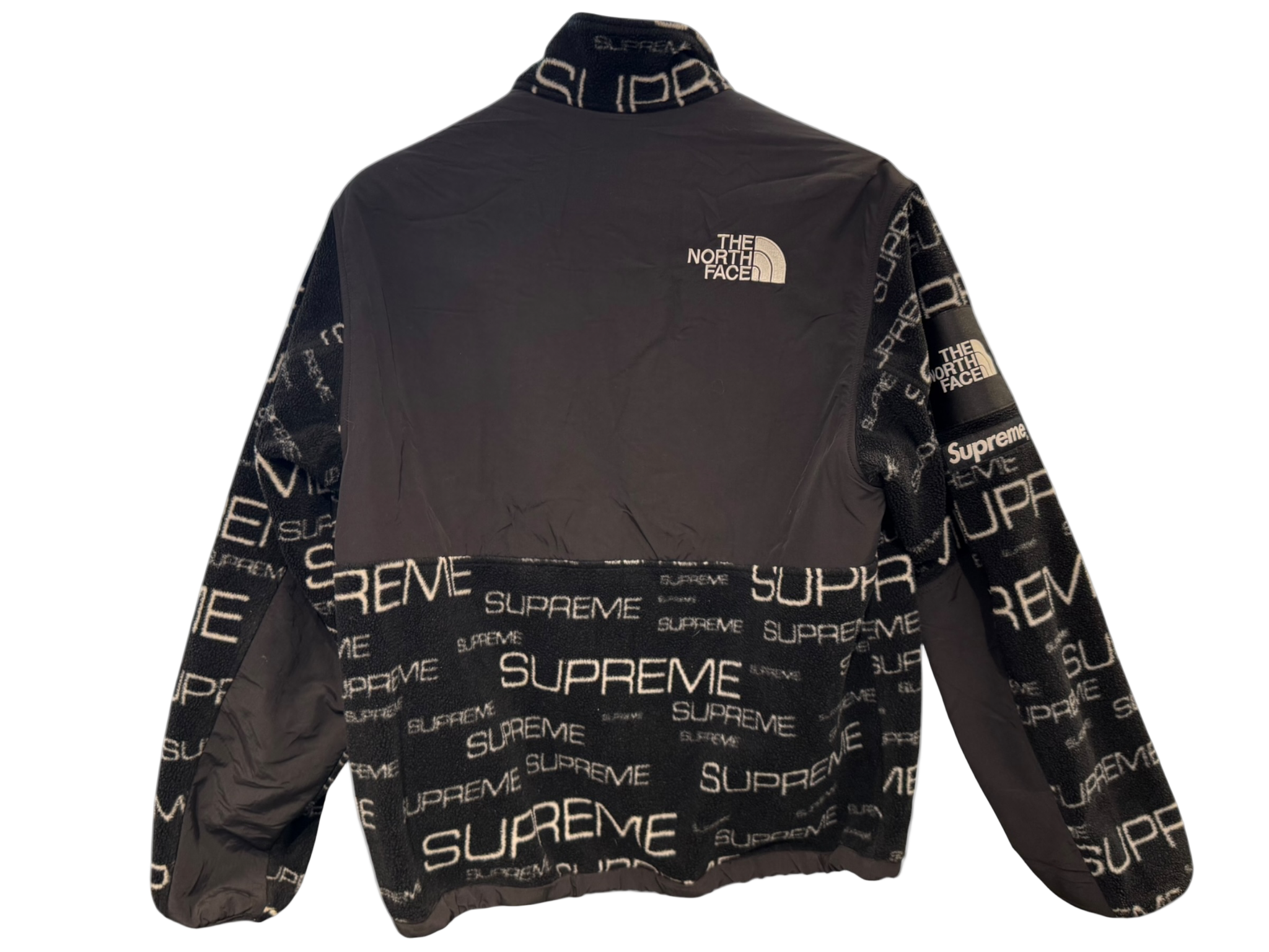 Used Supreme The North Face Steep Tech Fleece Jacket Black