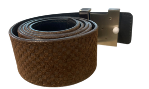 Used Louis Vuitton Belt Initiales Damier Mini Moka