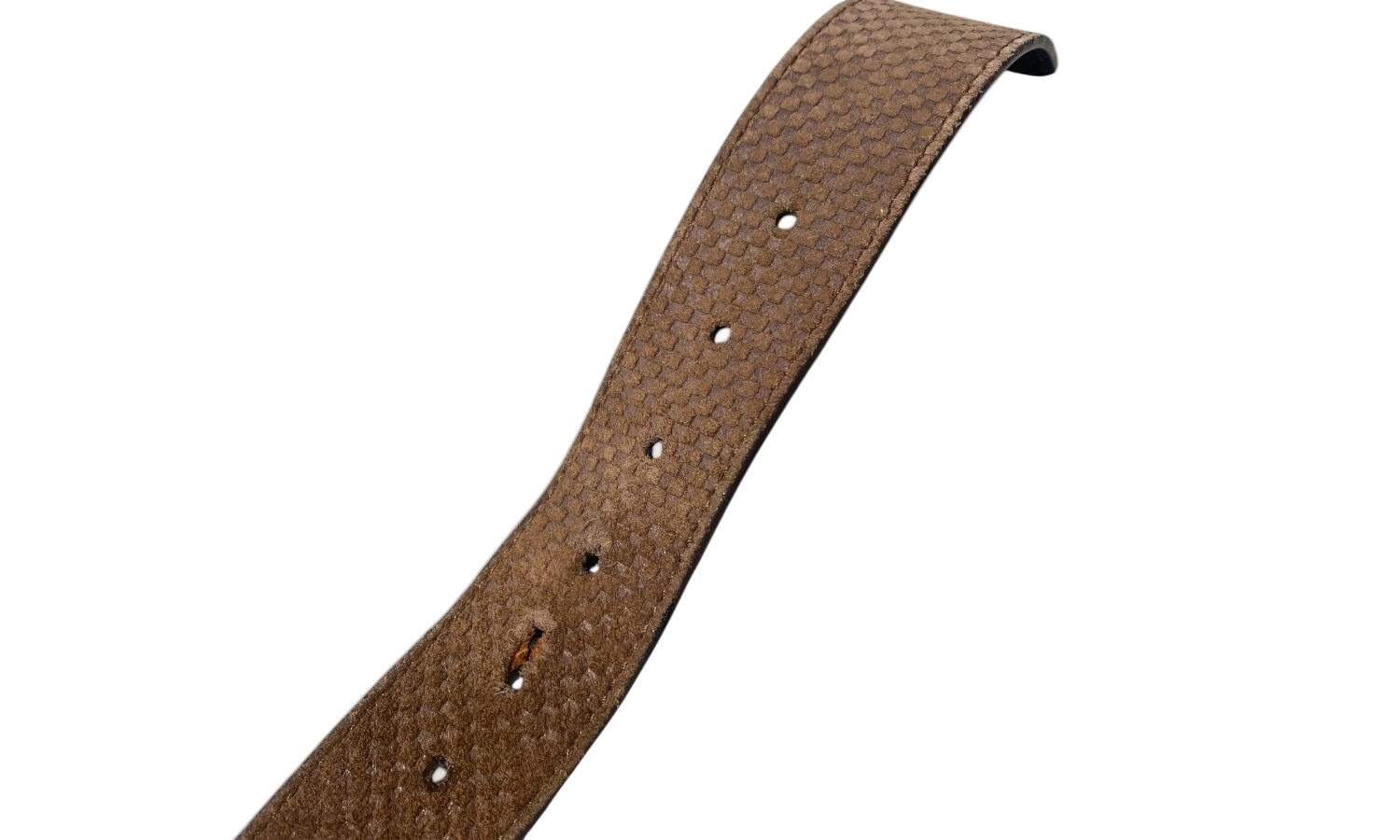 Used Louis Vuitton Belt Initiales Damier Mini Moka