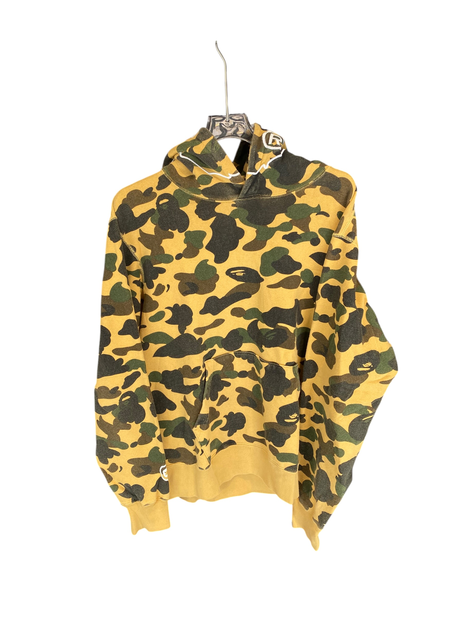 Used BAPE Men's FW22 Camo Ape Head Print Pullover Hoodie