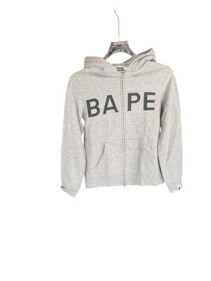 Used BAPE Spellout Zip-Up Hoodie
