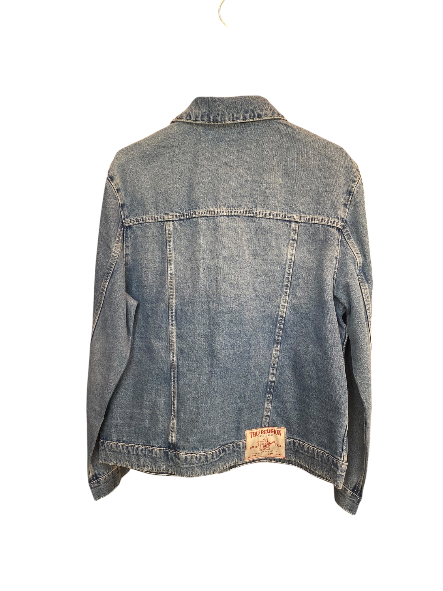 True Religion Applique SN Denim Jacket Blue