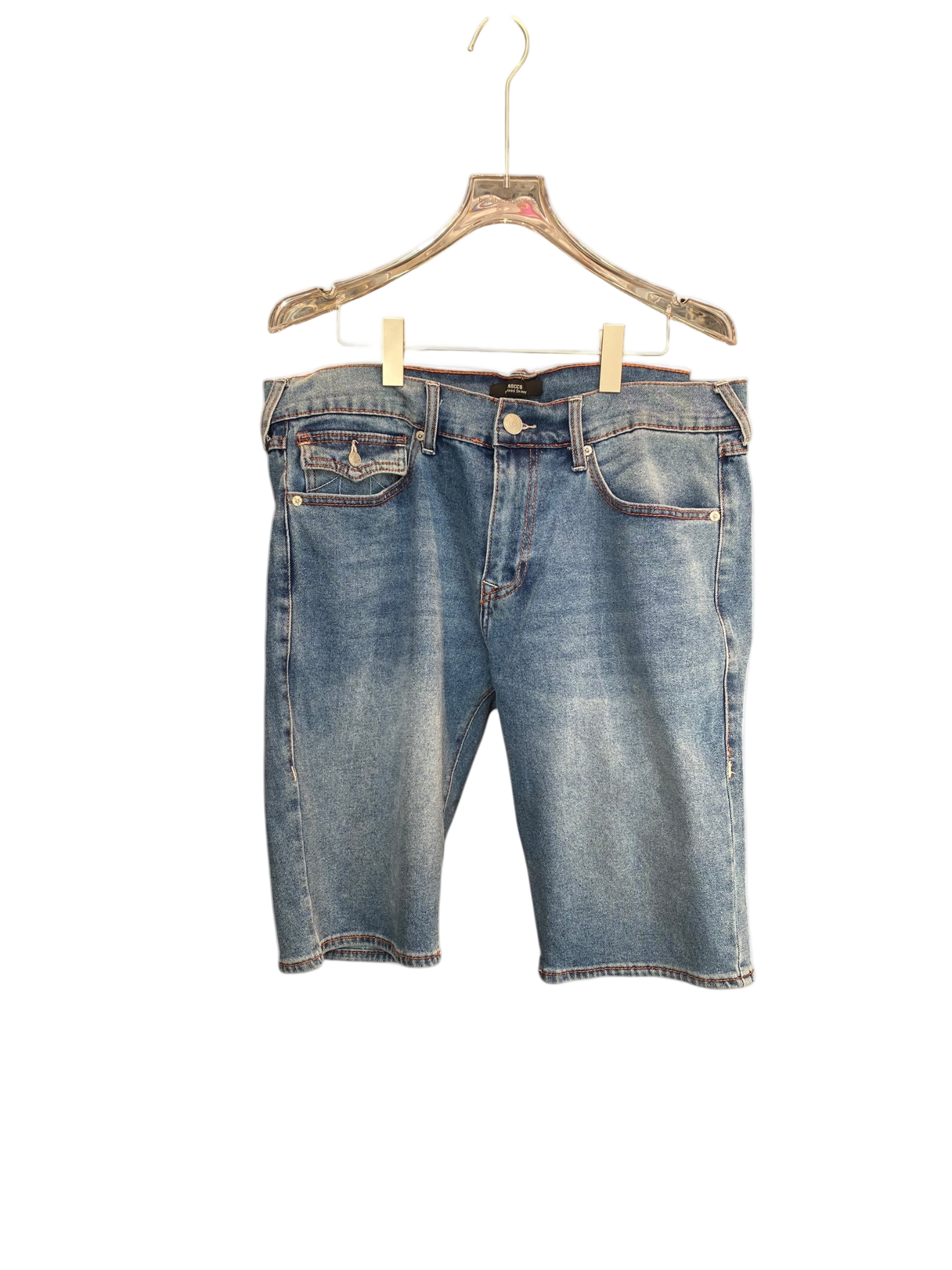 True Religion Rocco Relazed Jean Shorts Blue