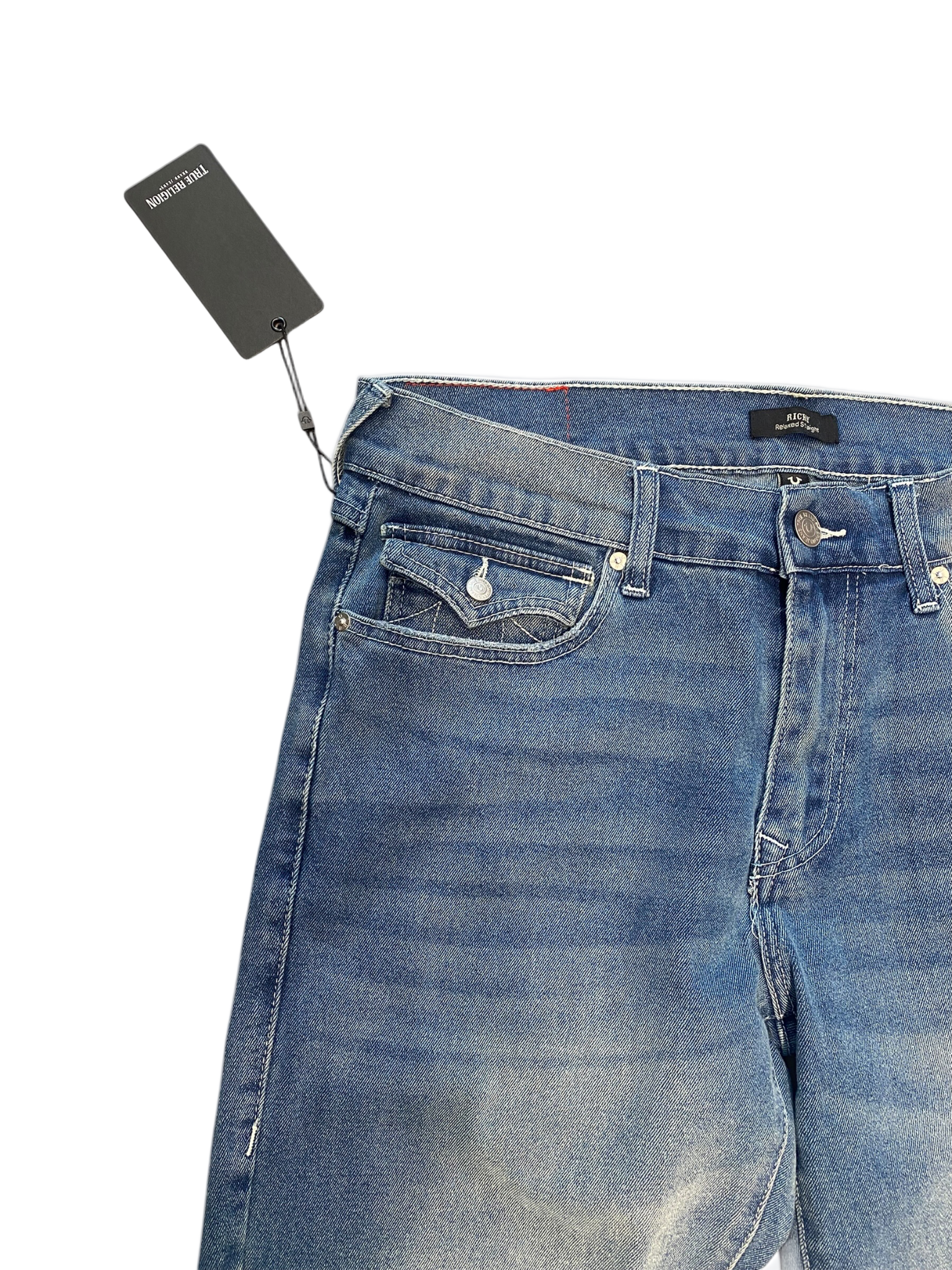 True Religion Ricky SN Flap Straight Denim